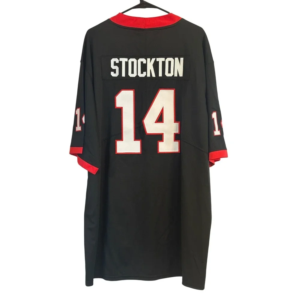 Nike Georgia Bulldogs Gunner Stockton‎ #14 Football Jersey Black Mens XXXL SEC